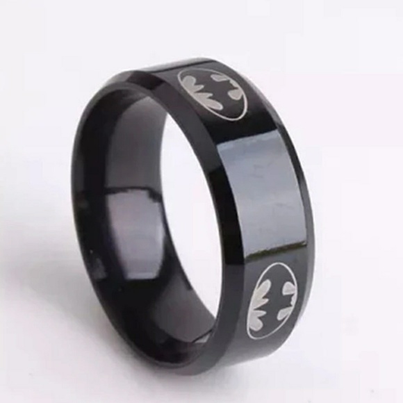NWT Stainless Steel Batman Ring Size 11 - Picture 1 of 7